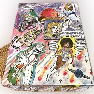 Jeffrey Campbell Multicolor Comic Art Box